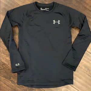 Boys UA Thermal Base Layer Top
